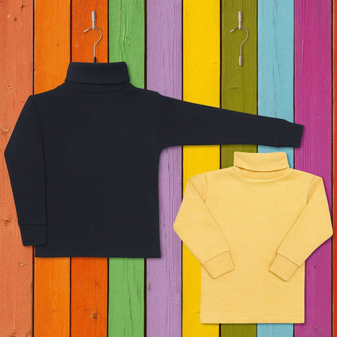 Pack of 2 High Necks - Skin & Black