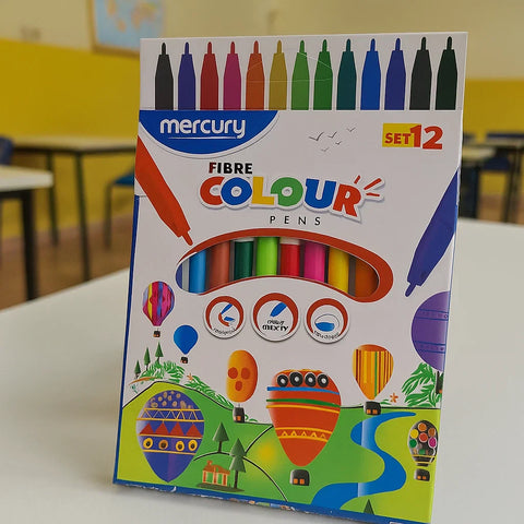 Mercury - Pack of 12 - Color Pens - 9069