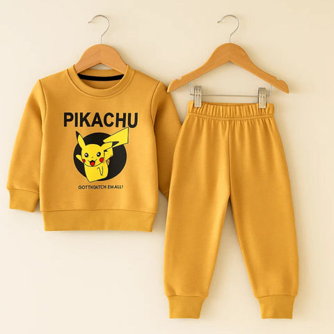 Wow - 2 Pieces - Suit Set - Light Brown - Pikachu - 25