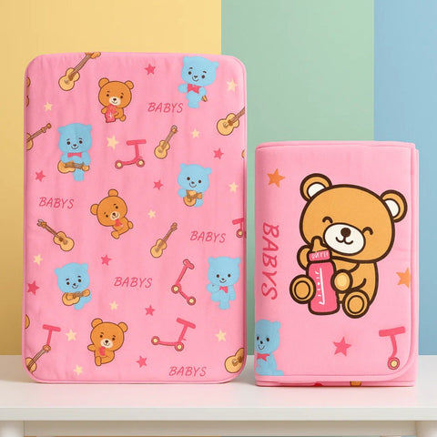 For Baby - Fur Blanket - Pink - Bear Baby