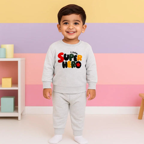 Wow - 2 Pieces - Suit Set - Light Grey - Hero - 25