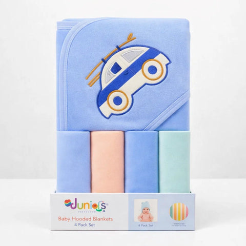 Junior's - 5 Pieces - Bath Towel Gift Set - Blue
