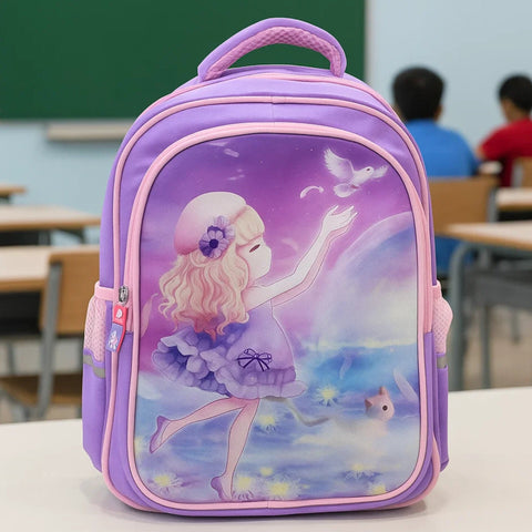 School Bag - Purple - Fairy Tale - DW11