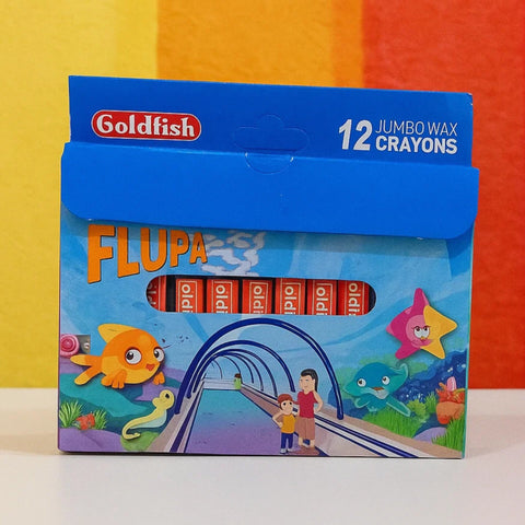 Goldfish - Pack of 12 - Wax Crayons - Large
