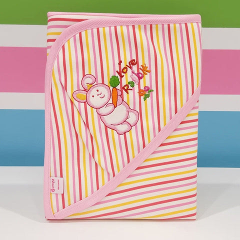 Montaly's - Hooded Cotton Wrap - Pink - Lining - Thailand