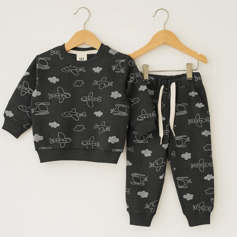Z Kids - 2 Pieces - Suit Set - Dark Grey - Transport - 25