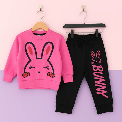 2 Pieces - Suit Set - Pink - Rabbit - 25