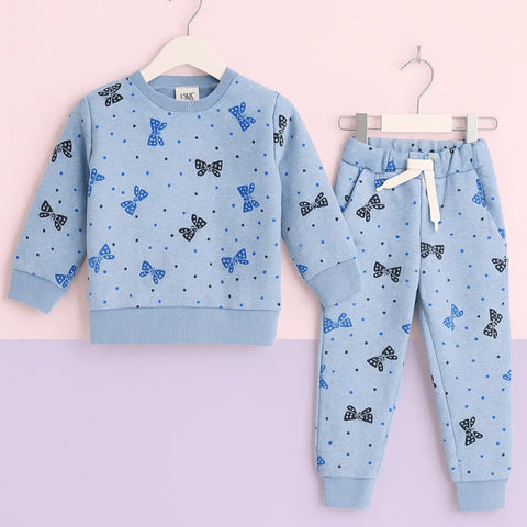 Z Kids - 2 Pieces - Suit Set - Light Blue - Butterfly - 25