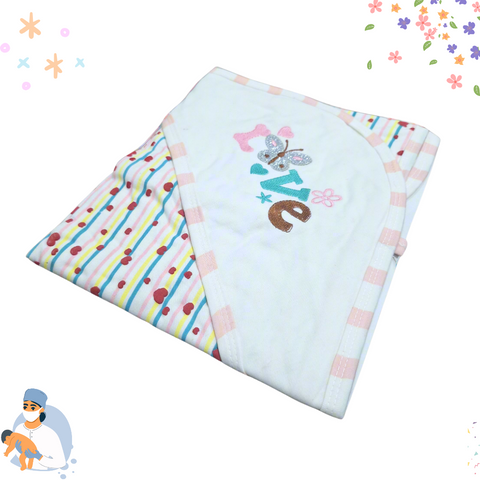 Haya's - Baby Wrapping Sheet - Love