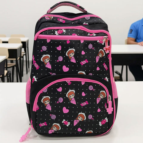 School Bag - Black - Fairy Tale - DW11