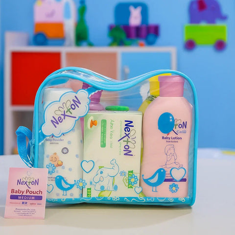 6 Pieces Nexton Baby Gift Set Pouch - Medium