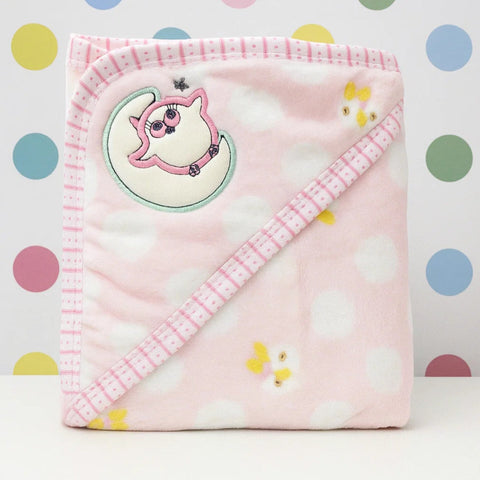 Fleece - Wrapping Sheet - Penguin - Pink - 25