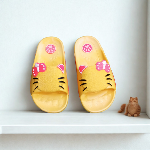 Summer Soft Slipper - Hello Kitty - Yellow