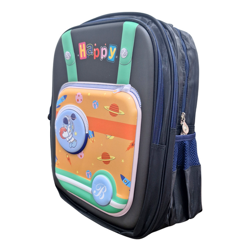 School Bag - Black - Astronaut - DW05