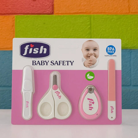 4 Pieces - Fish - Care Kit - Pink