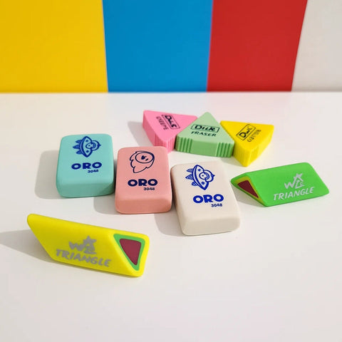 8 Pieces - Erasers Gift Set - 0004