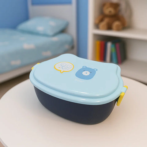Lunch Box - Bear - Blue - 2528