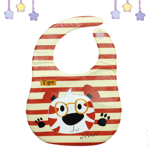 Baby Bib - Orange Tiger
