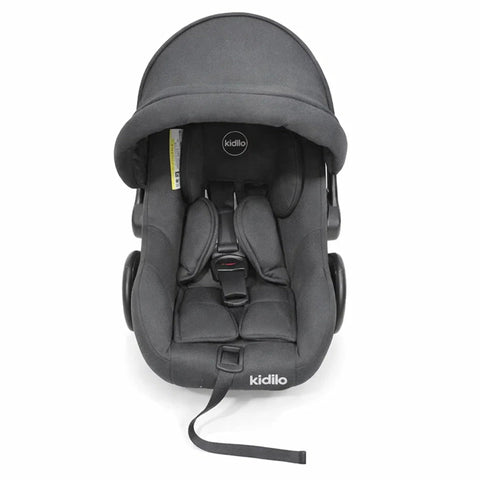 Kidilo - 2 In 1 - Carry Cot & Car Seat - Grey