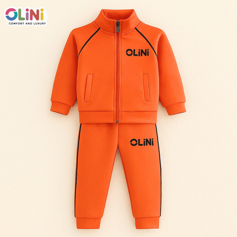 OLINI - 2 Pieces - Track Suit - Orange