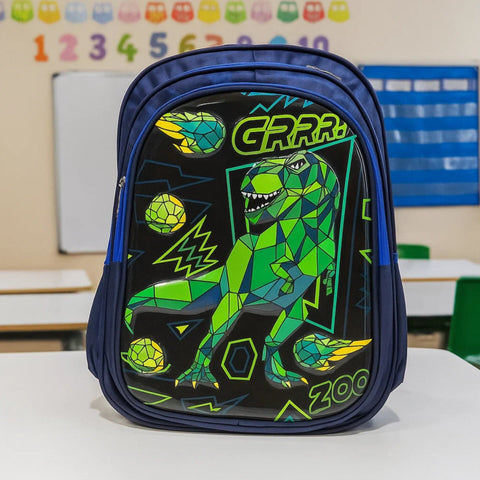 School Bag - Blue - Dino - DW09