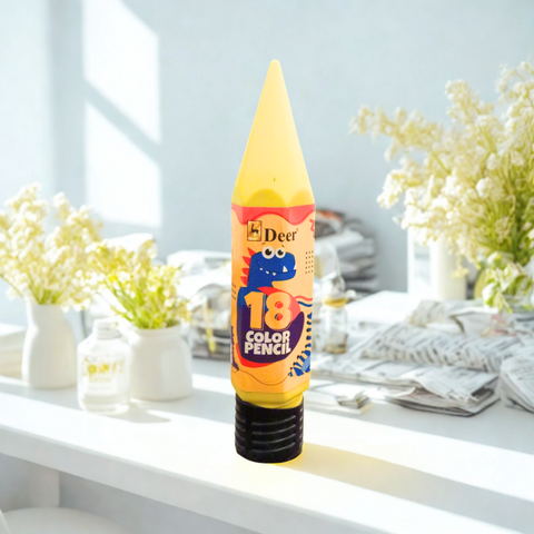 Deer - 18 Pieces - Color Pencils - Cone