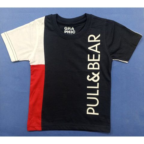 T-Shirt - Pull & Bear - Navy Blue