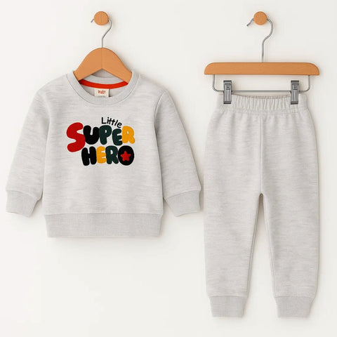 Wow - 2 Pieces - Suit Set - Light Grey - Hero - 25