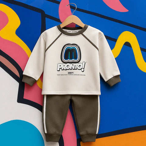 2 Pieces - Suit Set - White - Pronto