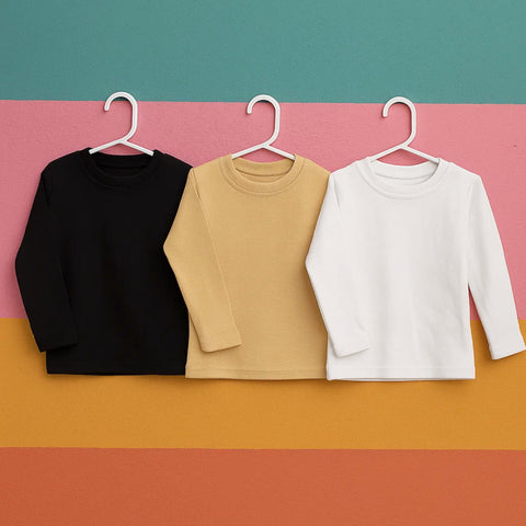 TBS - Pack of 3 - Thermal Round Neck - Skin Black White