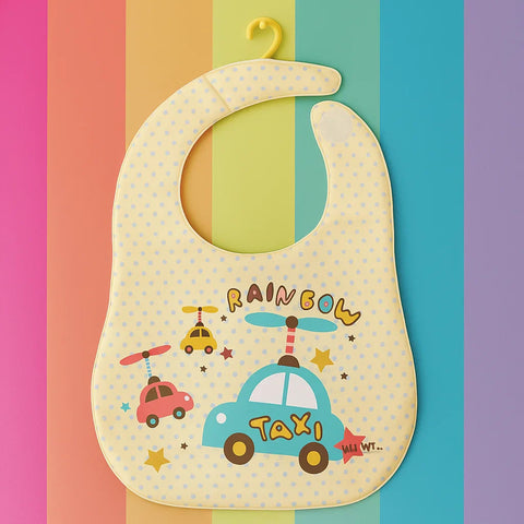 Baby Bib - Rainbow Taxi