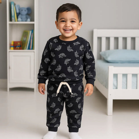 Z Kids - 2 Pieces - Suit Set - Black - Unicorn - 25