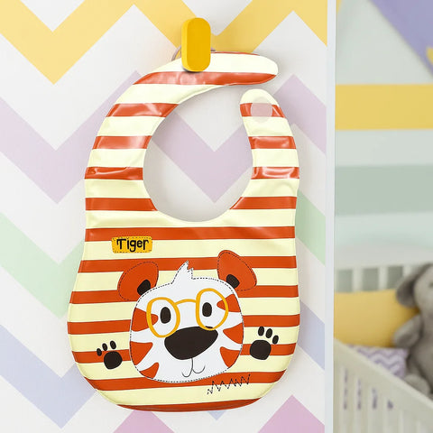 Baby Bib - Rust - Tiger