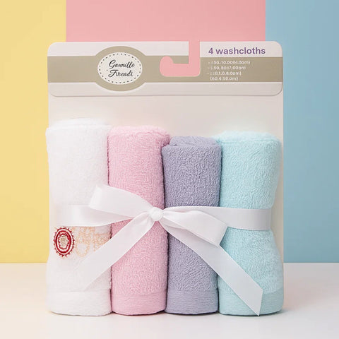 Loveable Friends - Pack of 4 Face Towels - Love