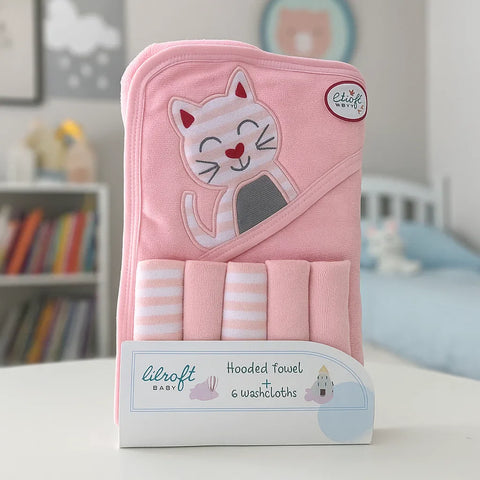 7 Pieces - Lilsoft - Bath Towel Gift Set