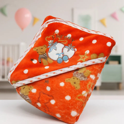 Plush Wrapping Sheet - Strawberry & Cherry