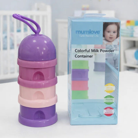 Mumlove - 3 Layer - Milk Powder Container - Purple