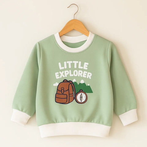 TBS - Sweat Shirt - Sage Green - Time