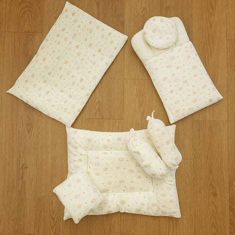 7 Pieces Velvet Bedding Set - Hearts