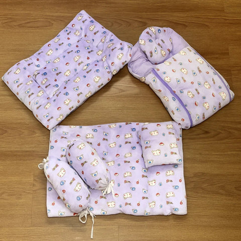 7 Pieces Velvet Bedding Set - Bear