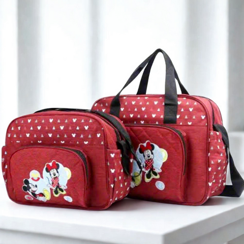 3 Pieces Mickey & Minnie Bag Set