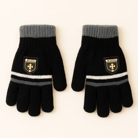 Pair of Gloves - Black - Best Style - (3-5 Years)