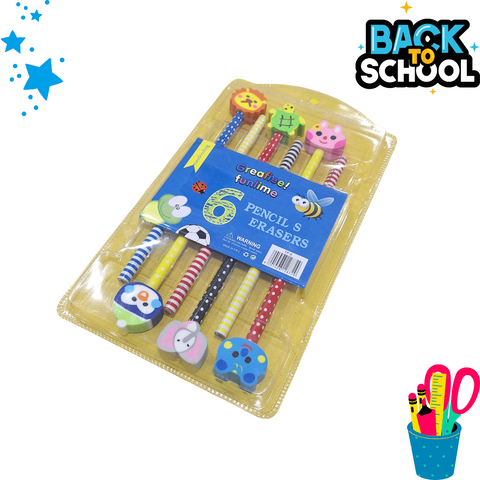 Pack of 6 - Pencil Pack - Tp-6