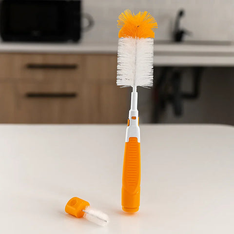 Romp Baby - 2 In 1 - Bottle Cleaning Brush Set