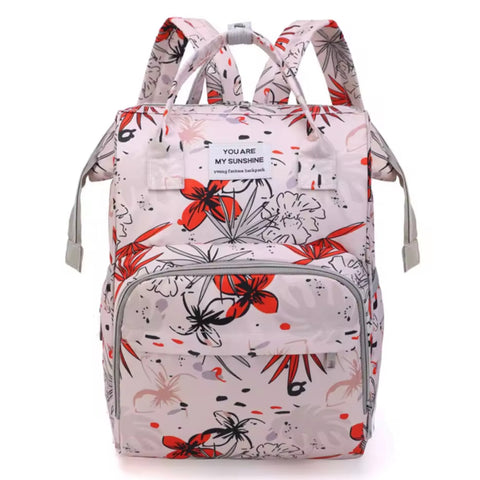 Sunshine - Waterproof Diaper Backpack - Leaves