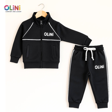OLINI - 2 Pieces - Track Suit - Black