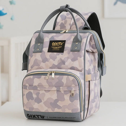 QIXITU - Waterproof Diaper Backpack - Camouflage