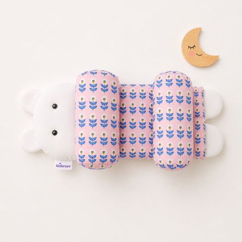 Head Shaping Pillow for Round Head - Pink - Floral