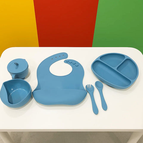 6 Pieces - Silicon Feeding Set