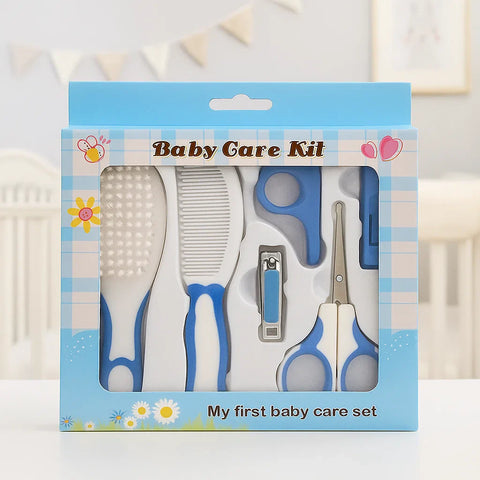 4 Pieces Baby Care Kit - Blue